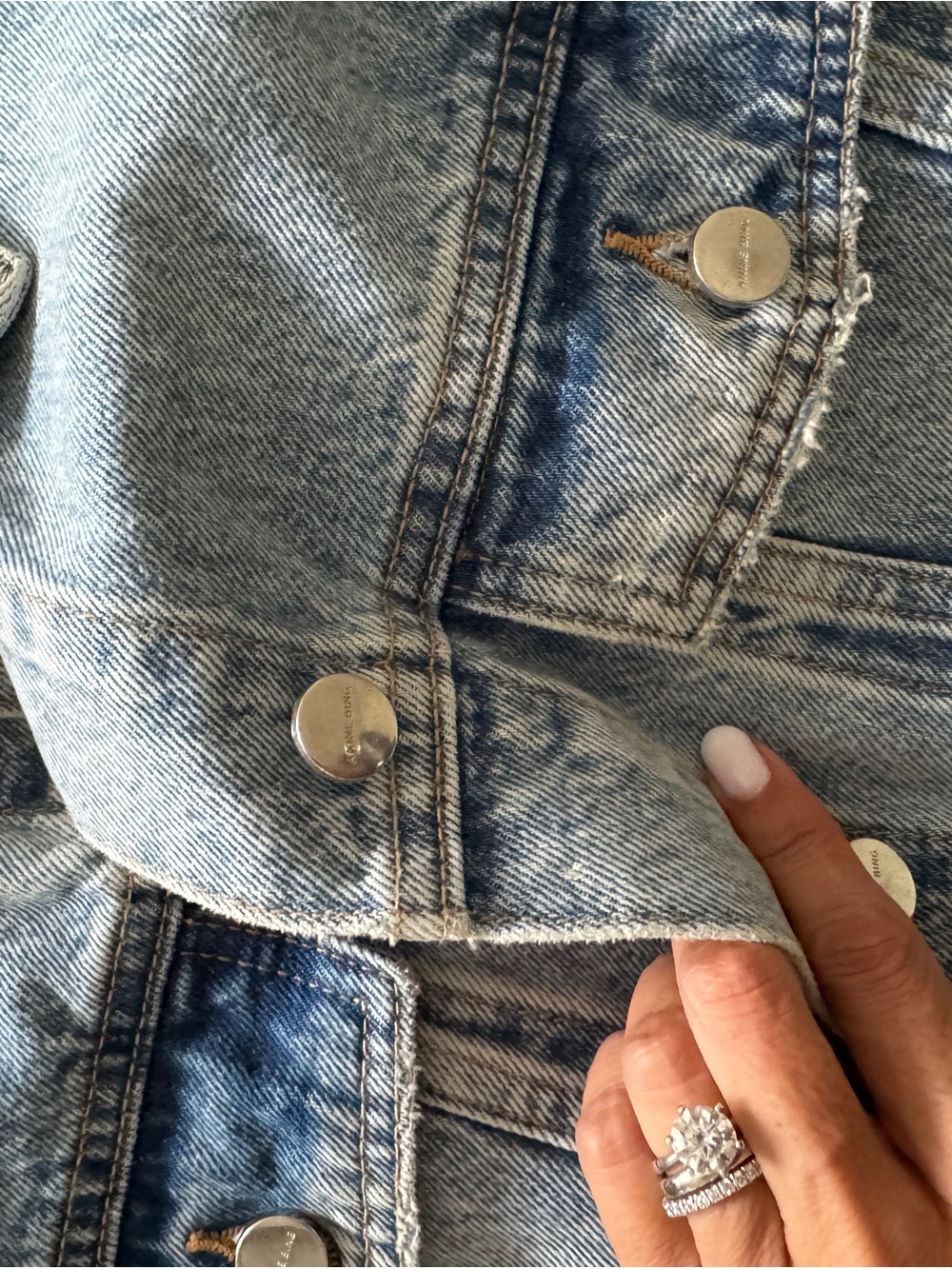 ANINE BING Rory Jacket – oversized vintage denim jacket. Size S - Picture 10 of 10